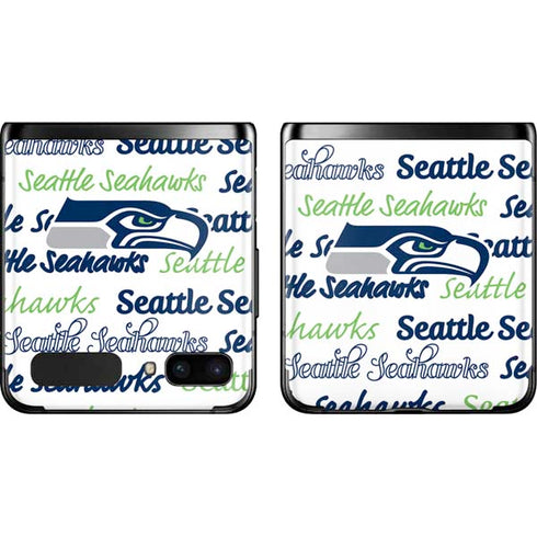 NFL Seattle Seahawks Print Galaxy Z Flip Skin