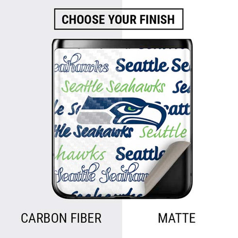 NFL Seattle Seahawks Print Galaxy Z Flip Skin