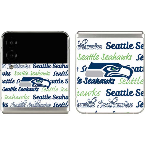 NFL Seattle Seahawks Print Galaxy Z Flip3 5G Skin