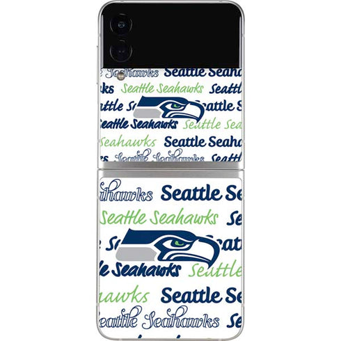 NFL Seattle Seahawks Print Galaxy Z Flip4 5G Skin