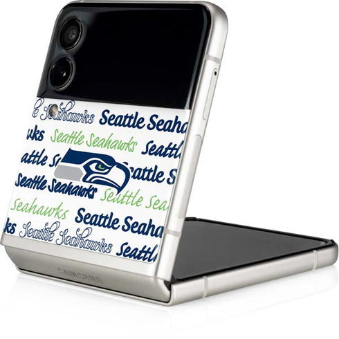 NFL Seattle Seahawks Print Galaxy Z Flip4 5G Skin