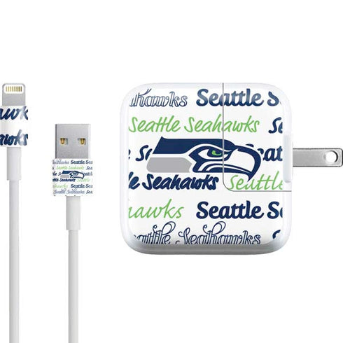 NFL Seattle Seahawks Print iPad Charger (10W USB) Skin