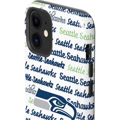 NFL Seattle Seahawks Print iPhone 12 Impact Case