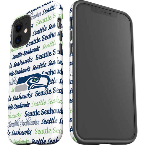 NFL Seattle Seahawks Print iPhone 12 Impact Case