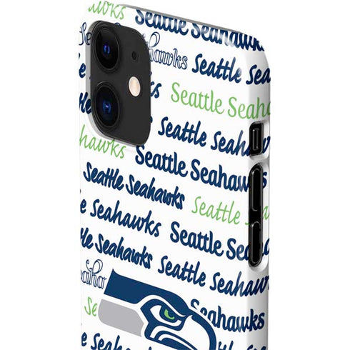 NFL Seattle Seahawks Print iPhone 12 Mini Lite Case