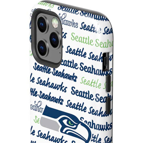 NFL Seattle Seahawks Print iPhone 12 Pro Impact Case