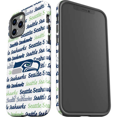 NFL Seattle Seahawks Print iPhone 12 Pro Impact Case