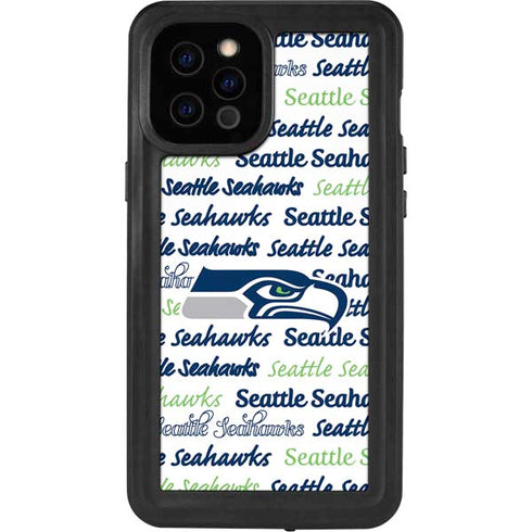 NFL Seattle Seahawks Print iPhone 12 Pro Max Waterproof Case