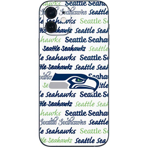 NFL Seattle Seahawks Print iPhone 12 Skin