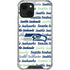 NFL Seattle Seahawks Print iPhone 13 Mini Clear Case