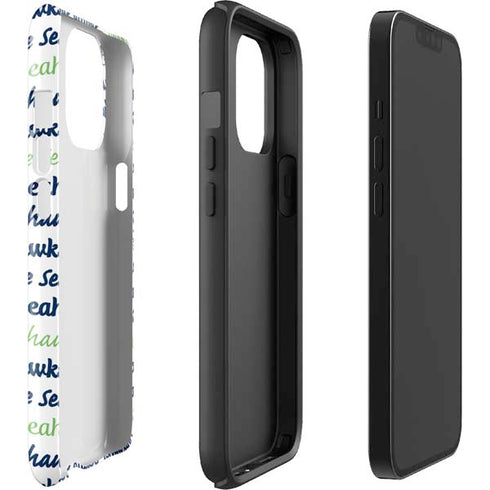 NFL Seattle Seahawks Print iPhone 13 Pro Max Impact Case