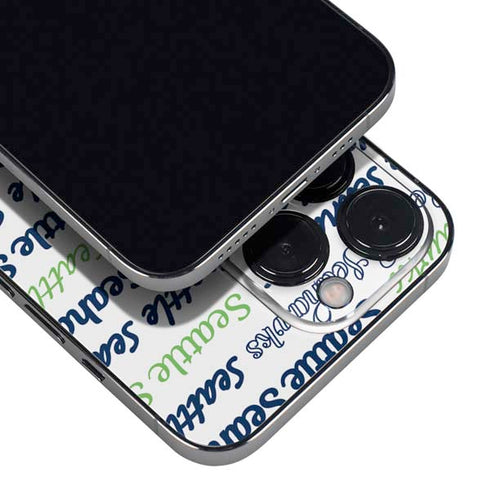 NFL Seattle Seahawks Print iPhone 13 Pro Max Skin