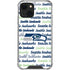 NFL Seattle Seahawks Print iPhone 15 Plus Clear Case