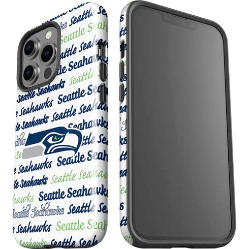 NFL Seattle Seahawks Print iPhone 15 Pro Impact Case