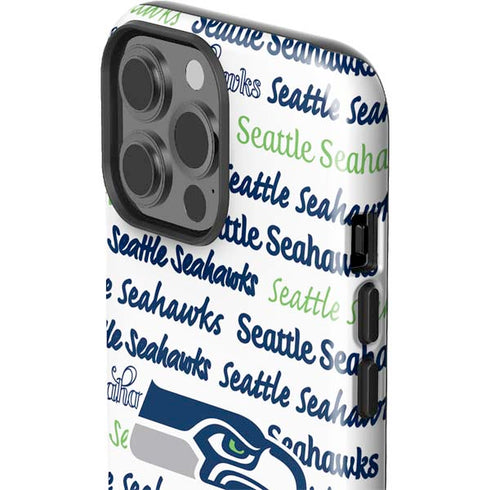 NFL Seattle Seahawks Print iPhone 15 Pro Max Impact Case