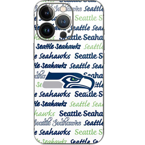 NFL Seattle Seahawks Print iPhone 14 Pro Skin