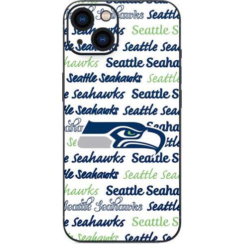 NFL Seattle Seahawks Print iPhone 14 Skin