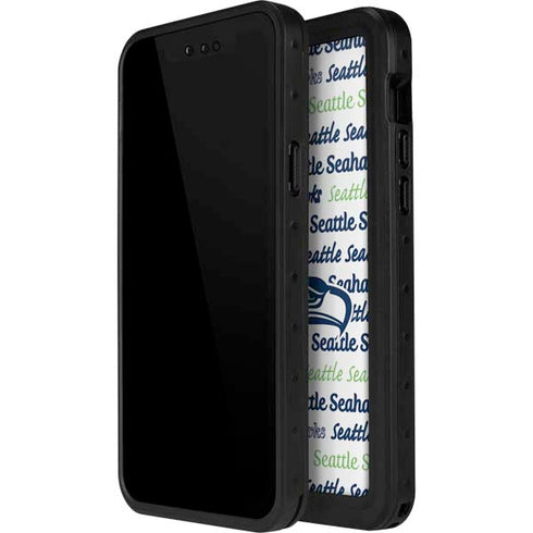 NFL Seattle Seahawks Print iPhone 15 Waterproof Case