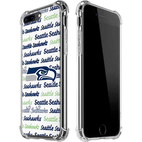 NFL Seattle Seahawks Print iPhone 7/8 Plus Clear Case