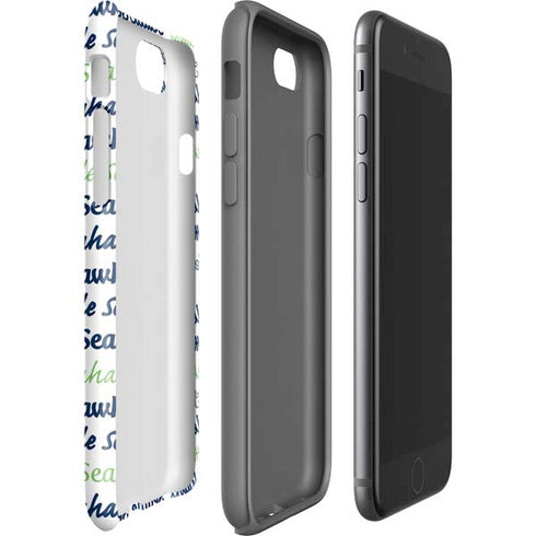 NFL Seattle Seahawks Print iPhone SE (2nd & 3rd Gen) Pro Case
