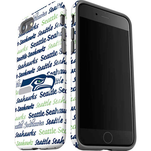 NFL Seattle Seahawks Print iPhone SE (2nd & 3rd Gen) Pro Case