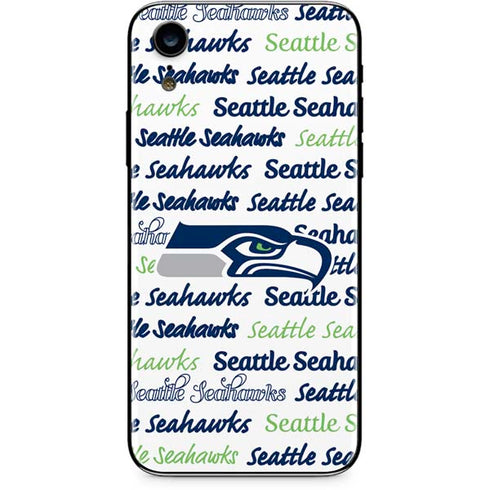 NFL Seattle Seahawks Print iPhone XR Skin