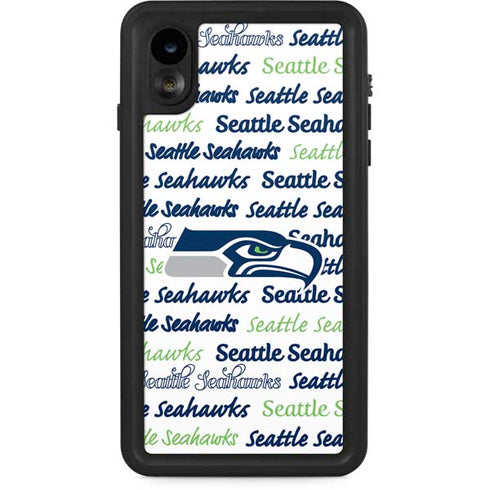 NFL Seattle Seahawks Print iPhone XR Waterproof Case