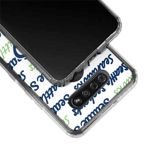 NFL Seattle Seahawks Print LG K51/Q51 Clear Case