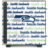 NFL Seattle Seahawks Print NZXT H510 Compact ATX Mid-Tower Case Skin