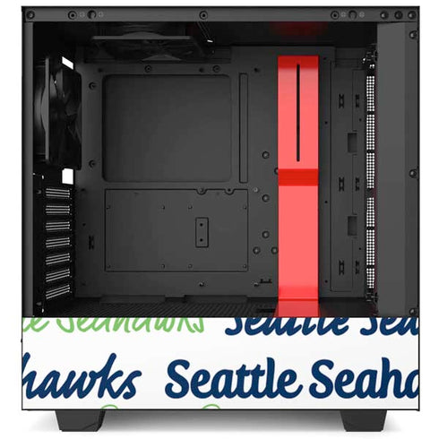 NFL Seattle Seahawks Print NZXT H510 Compact ATX Mid-Tower Case Skin
