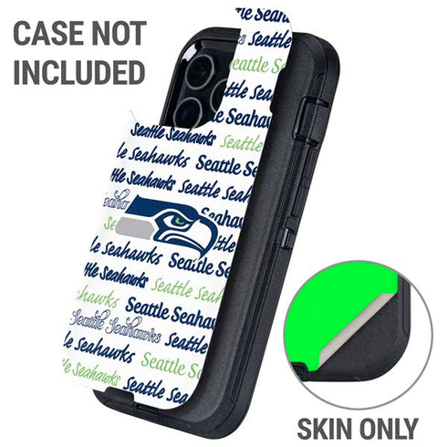 NFL Seattle Seahawks Print Otterbox Defender iPhone Skin
