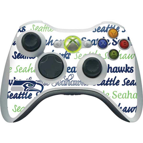 NFL Seattle Seahawks Print Xbox 360 Wireless Controller Skin