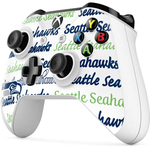 NFL Seattle Seahawks Print Xbox One S Controller Skin