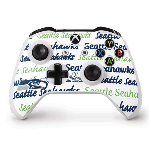NFL Seattle Seahawks Print Xbox One S Controller Skin