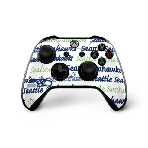 NFL Seattle Seahawks Print Xbox One X Controller Skin