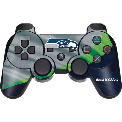NFL Seattle Seahawks PS3 Dual Shock wireless controller Skin