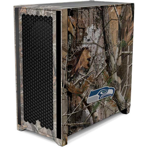 NFL Seattle Seahawks Realtree AP Camo Corsair 4000D Tempered Glass Mid-Tower ATX Case Skin