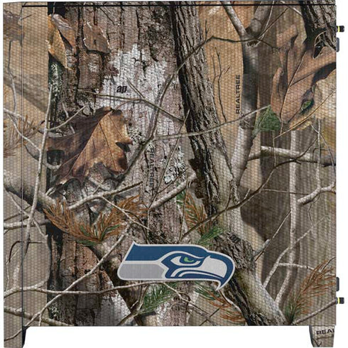 NFL Seattle Seahawks Realtree AP Camo Corsair 4000D Tempered Glass Mid-Tower ATX Case Skin