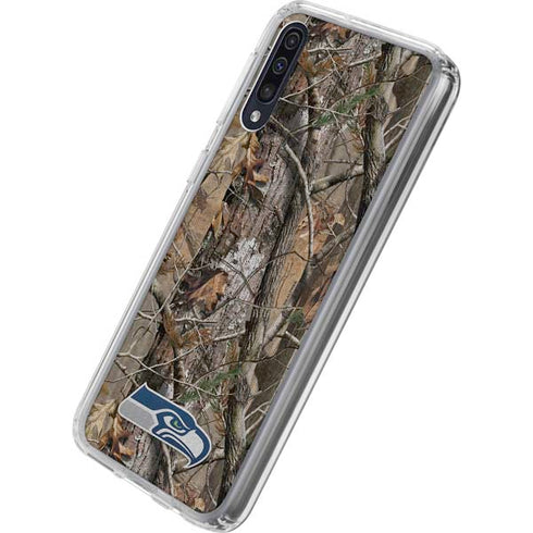 NFL Seattle Seahawks Realtree AP Camo Galaxy A50 Clear Case