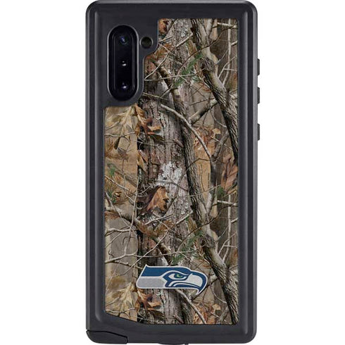 NFL Seattle Seahawks Realtree AP Camo Galaxy Note 10 Waterproof Case