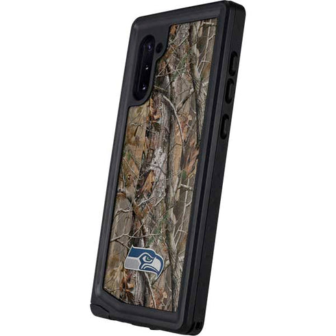 NFL Seattle Seahawks Realtree AP Camo Galaxy Note 10 Waterproof Case
