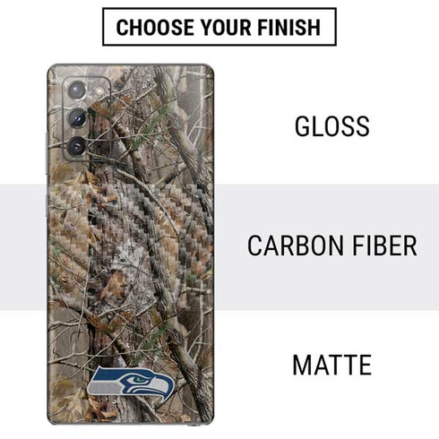 NFL Seattle Seahawks Realtree AP Camo Galaxy Note20 5G Skin