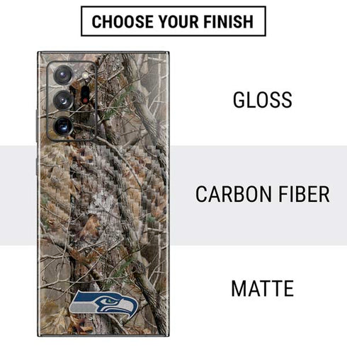 NFL Seattle Seahawks Realtree AP Camo Galaxy Note20 Ultra 5G Skin