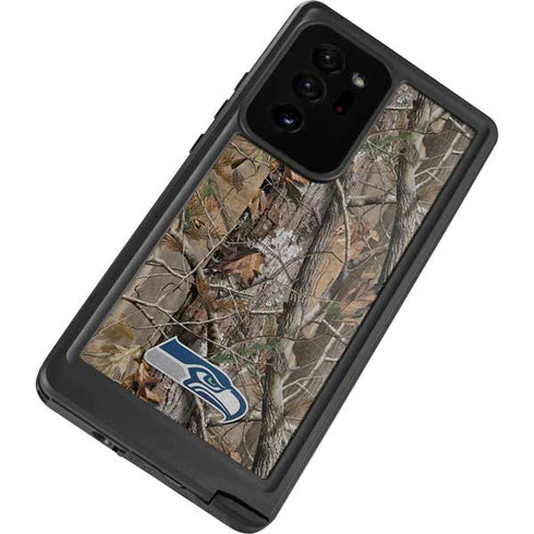 NFL Seattle Seahawks Realtree AP Camo Galaxy Note20 Ultra 5G Waterproof Case