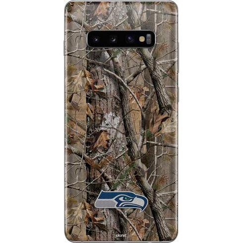 NFL Seattle Seahawks Realtree AP Camo Galaxy S10 Plus Skin