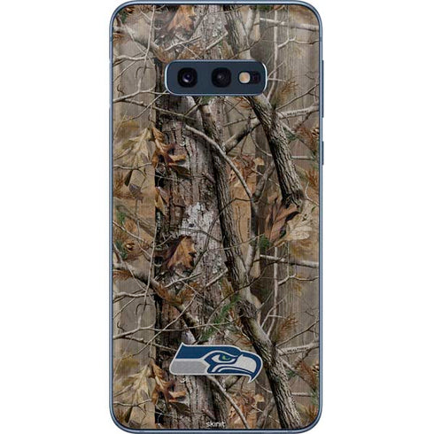 NFL Seattle Seahawks Realtree AP Camo Galaxy S10e Skin