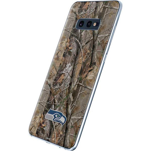 NFL Seattle Seahawks Realtree AP Camo Galaxy S10e Skin