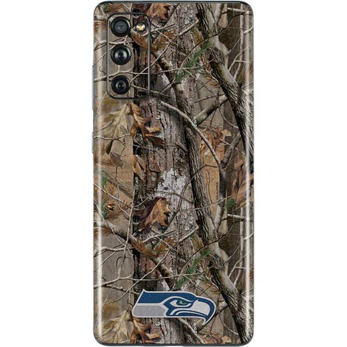 NFL Seattle Seahawks Realtree AP Camo Galaxy S20 Fan Edition Skin