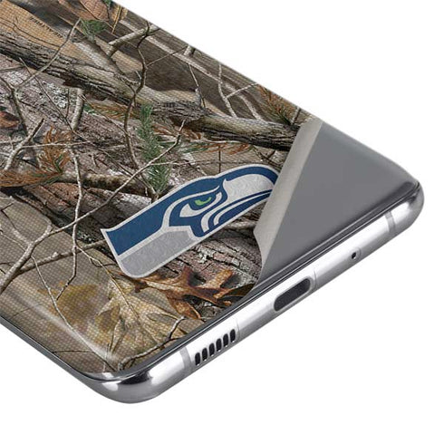 NFL Seattle Seahawks Realtree AP Camo Galaxy S20 Plus Skin