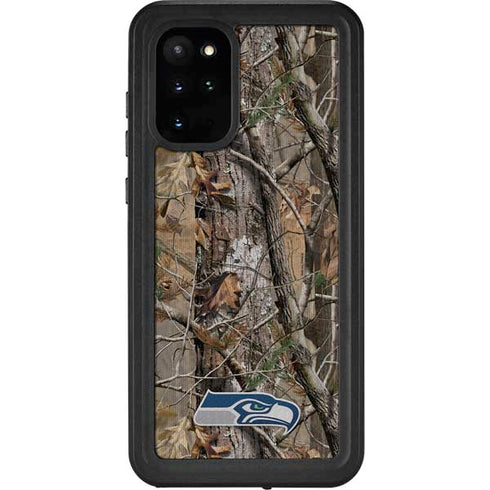 NFL Seattle Seahawks Realtree AP Camo Galaxy S20 Plus Waterproof Case